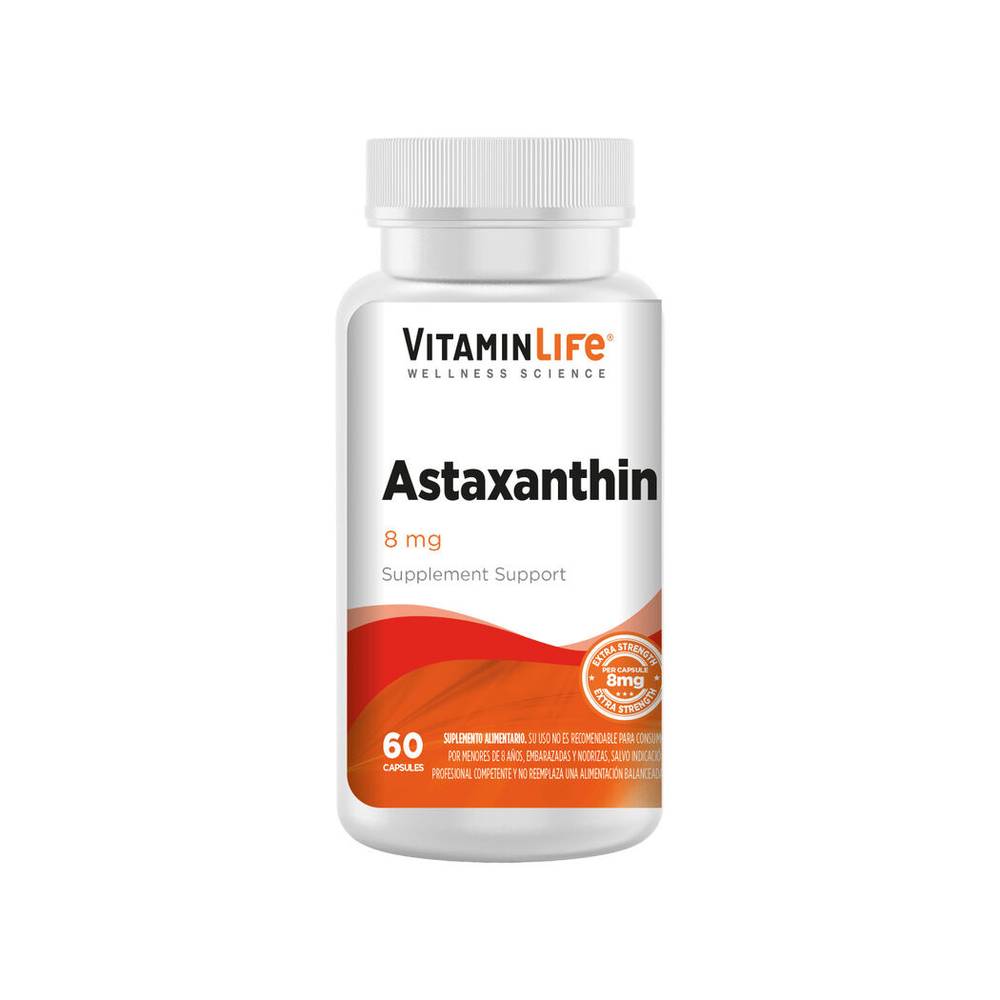 Astaxanthin 8 mg cápsulas (60 cápsulas)