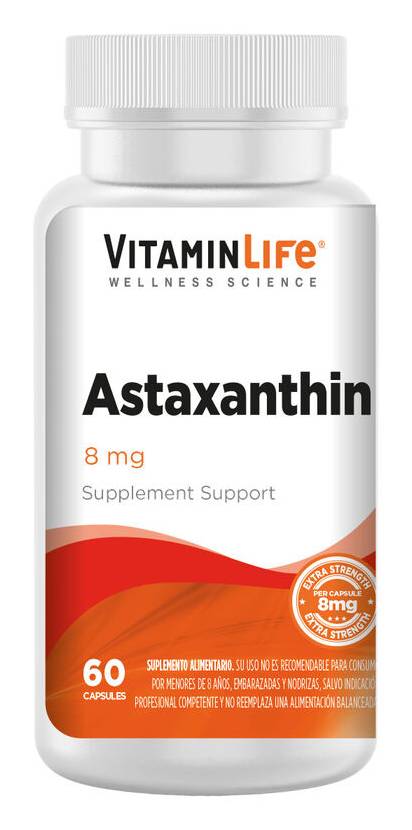 Astaxanthin 8 mg cápsulas (60 cápsulas)