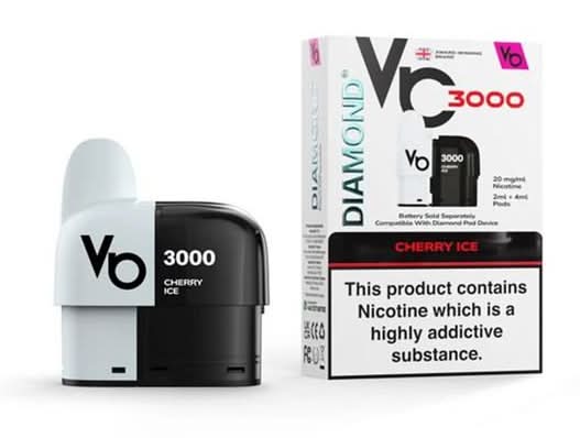 Vapes Bar Diamond 3000 Pod Cherry Ice (409158)
