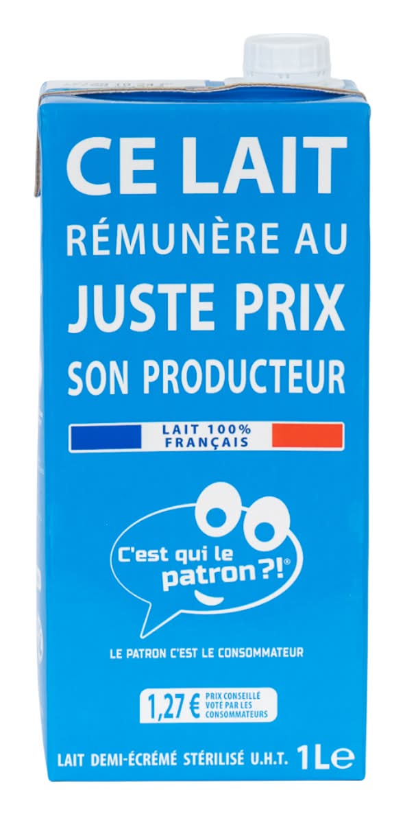 La Marque du Consommateur - Lait demi écrémé stérilisé uht (1L)