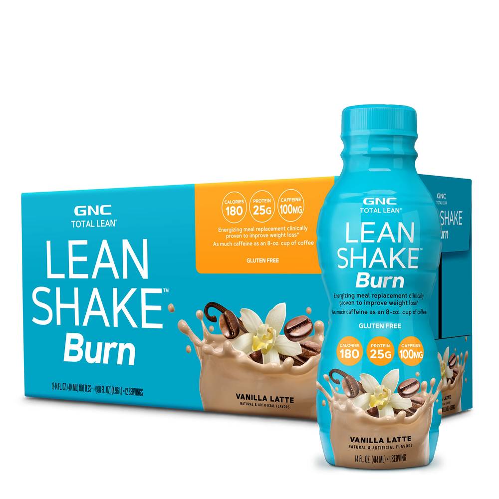 Lean Shake™ Burn - Vanilla Latte - 14oz. (12 Bottles) (1 Unit(s))