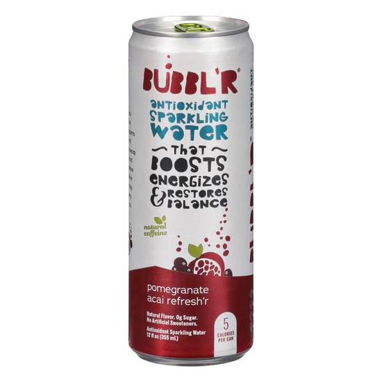 Bubbl'r Antioxidant Pomegranate Acai Refresher Sparkling Water (12 fl oz)