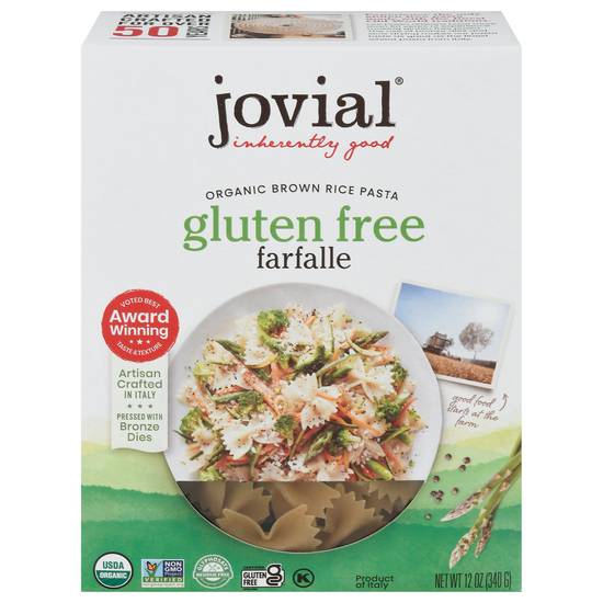 Jovial Gluten Free Farfalle Pasta (12 oz)