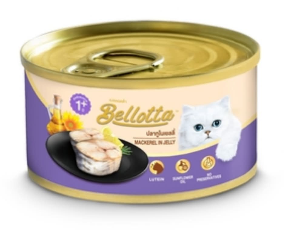貝蘿塔 Bellotta 營養補給配方貓罐-鯖魚饗宴(魚油+牛磺酸+葉黃素) 85g