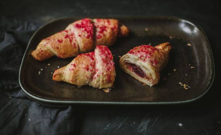 Vegan Raspberry Croissant