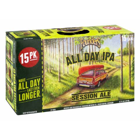 Founders All Day IPA 15 Pack 12oz Can