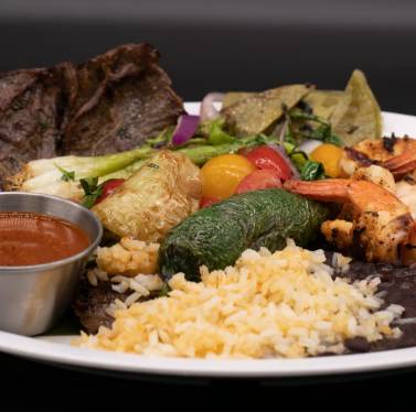 🍖Mar Y Tierra ( Grilled Steak and Shrimp Plate Meal ) 🦐