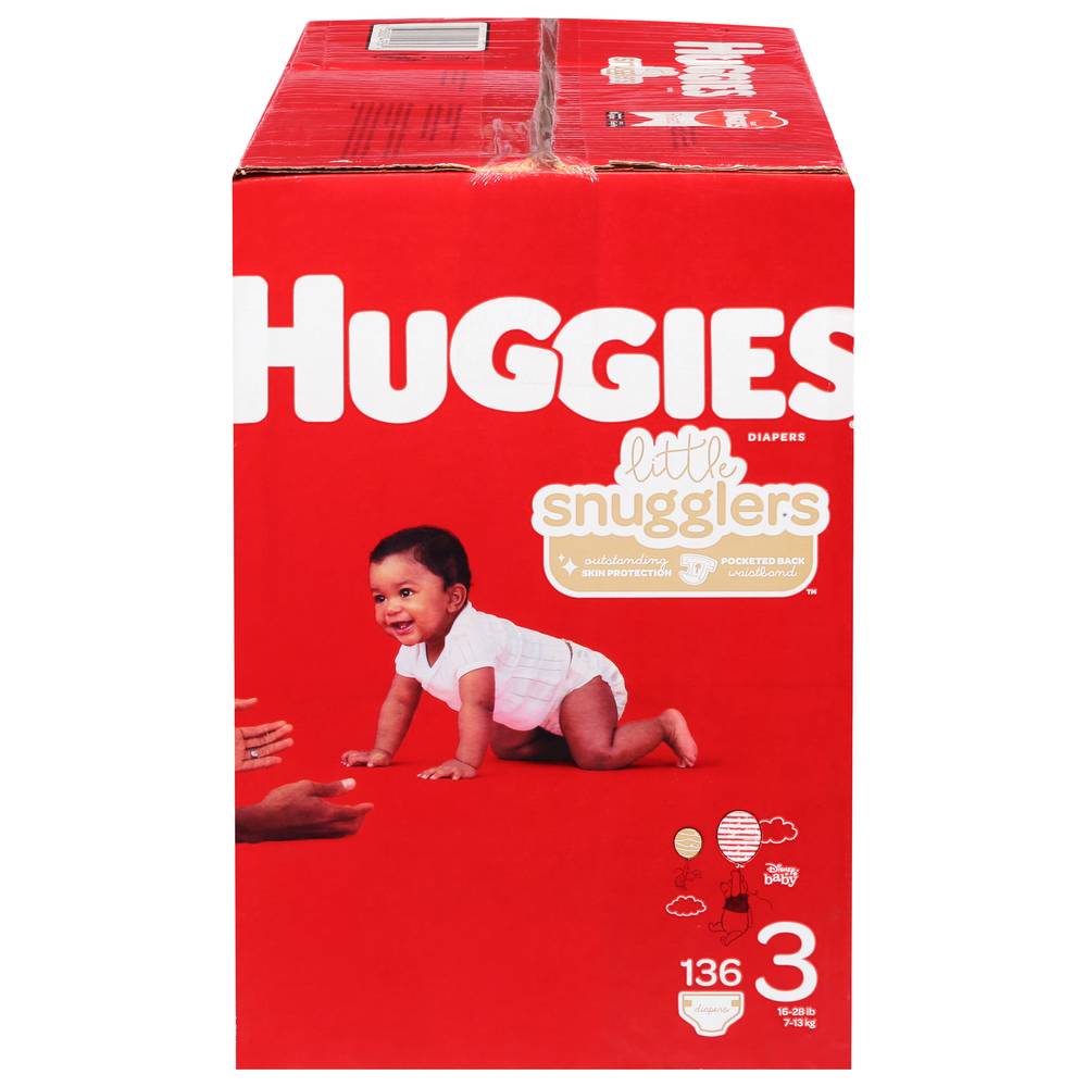 Huggies Little Snugglers Diapers Size 3