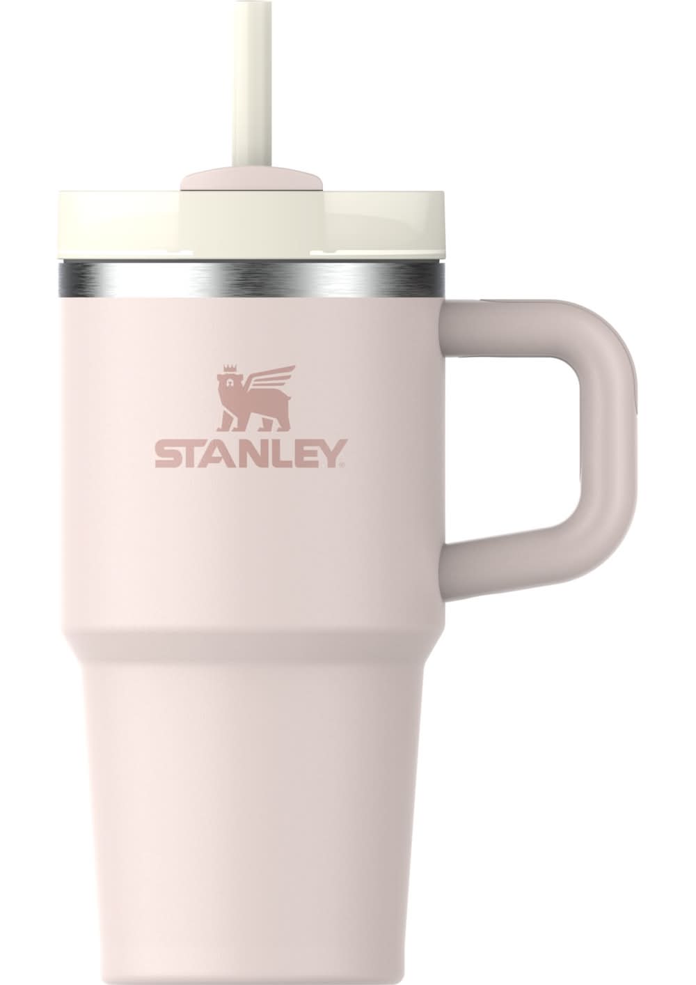 Stanley 20 -fl oz Stainless steel Insulated Water bottle - Rose Quartz