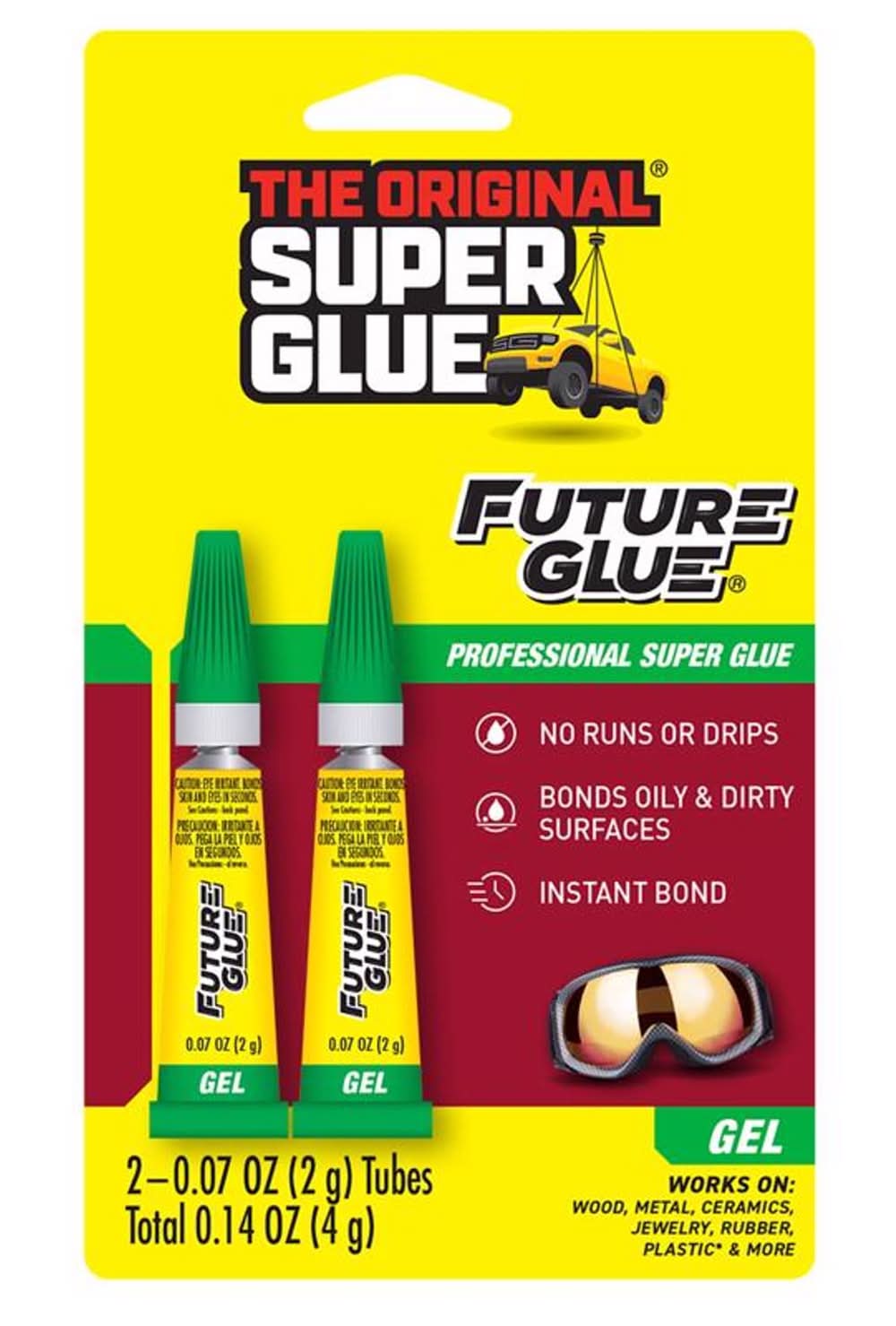 The Original Super Glue Future Glue Super Strength Clear All Purpose Super Glue 2 Pk