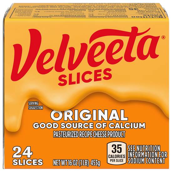 Velveeta Original Flavor Cheese Slices ( 24 ct )