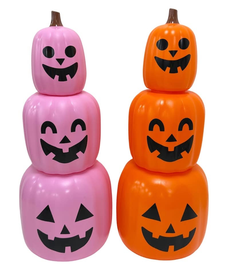 Stackable Jack-O-Lantern, Assorted Colors.