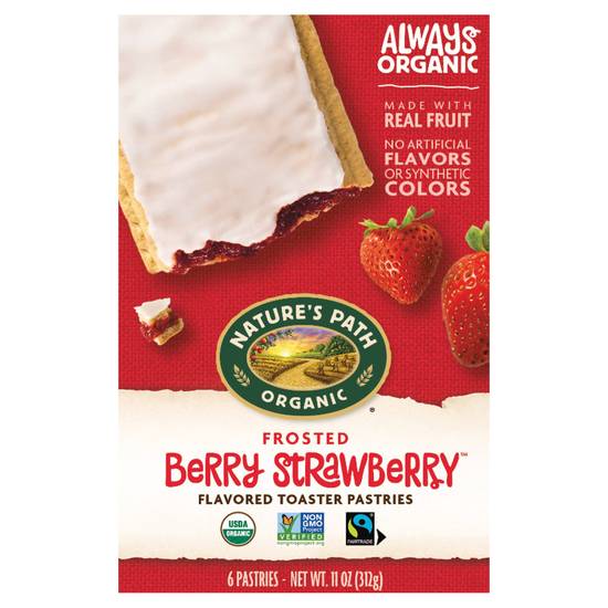 Nature's Path Frosted Berry Strawberry Toaster Pastries