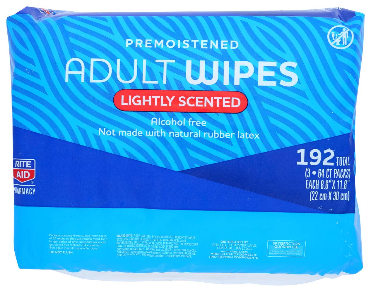 Ra Adult Wipes Sct 192Ct