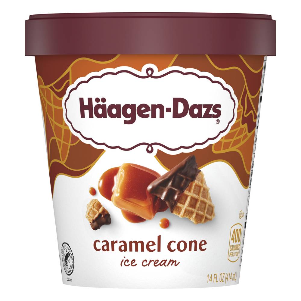 Häagen-Dazs Ice Cream, Caramel Cone (14 fl oz)