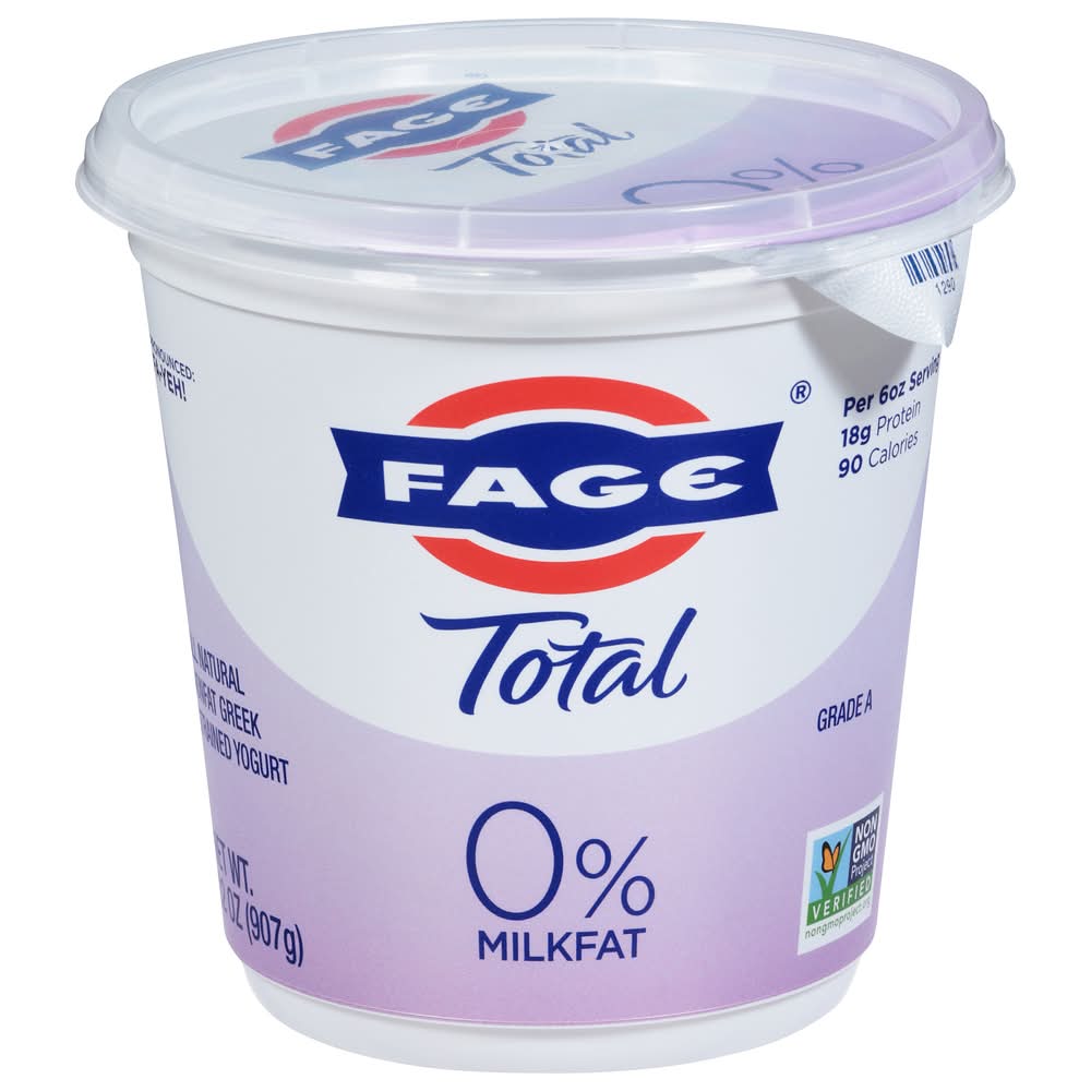 FAGE Total 0% Milkfat Strained Yogurt (32 oz)