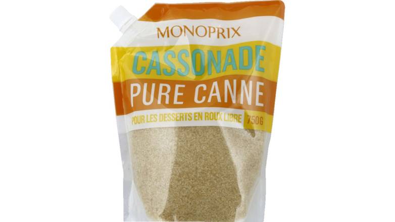 Monoprix Cassonade pur canne Le doypack de 750g