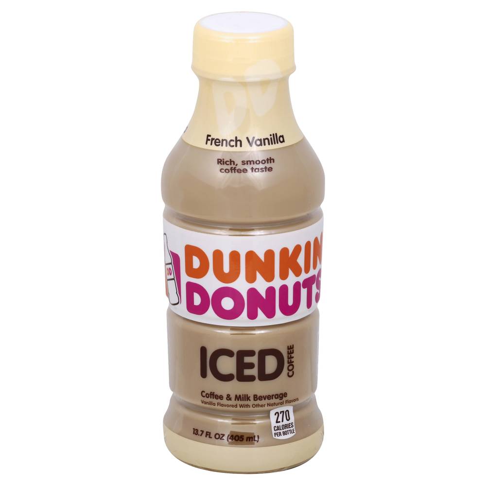 Dunkin' Iced Coffee, French Vanilla (13.7 fl oz)