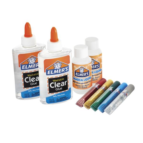 Elmer's Slime Starter Kit Glitter Glue Pens & Magical Liquid Activator