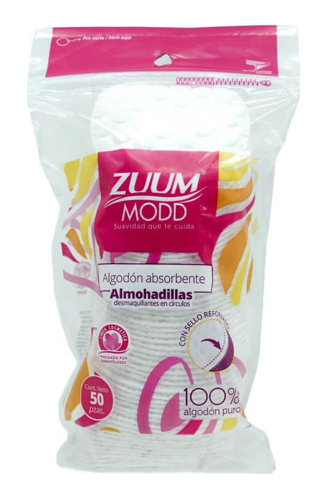 Zuum · Modd almohadillas de algodón desmaquillantes (50 un)