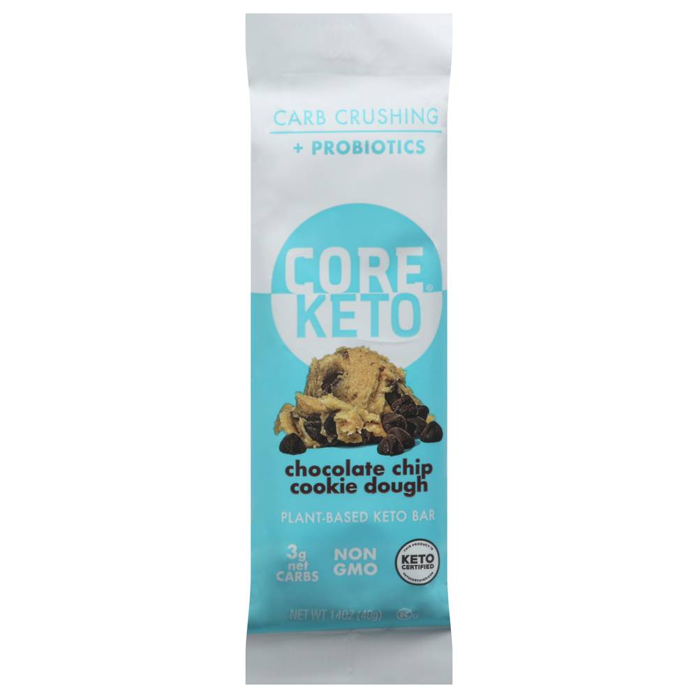 Core Hydration Chocolate Chip Cookie Dough Keto Bar (1.4 oz)