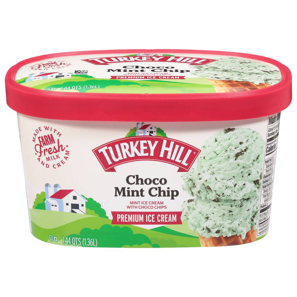 Turkey Hill Choco Mint Chip Ice Cream