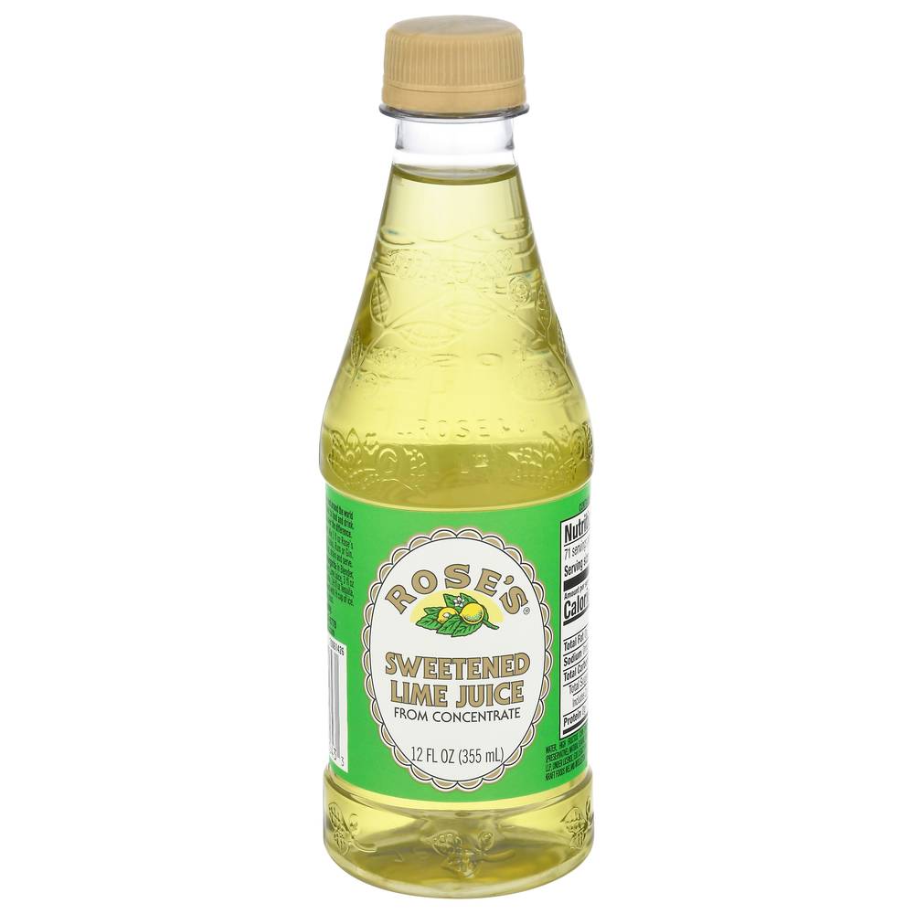 Rose's Sweetened Lime Juice (12 fl oz)