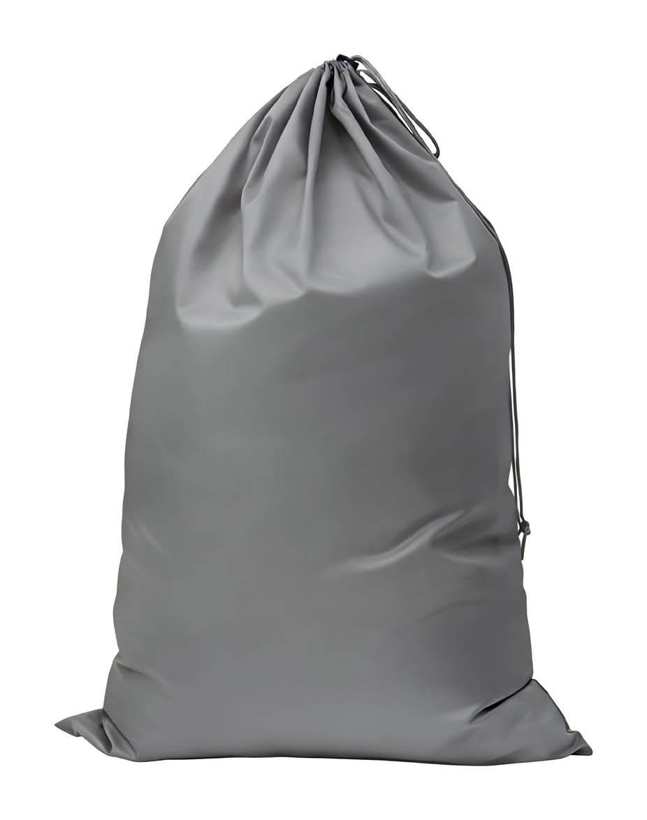 True Living Gray Laundry Bag