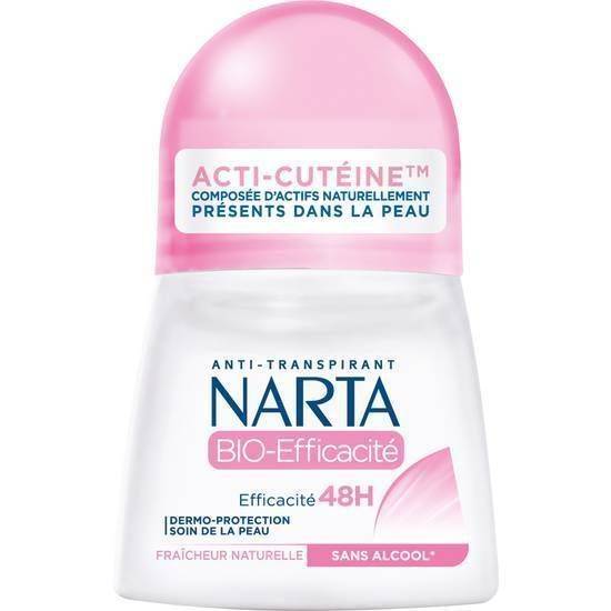 Narta déodorant antitranspirant bio efficacité (50 ml)