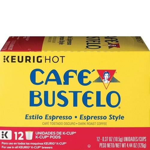 Cafe Bustelo Espresso K-Cup Pods, 12CT