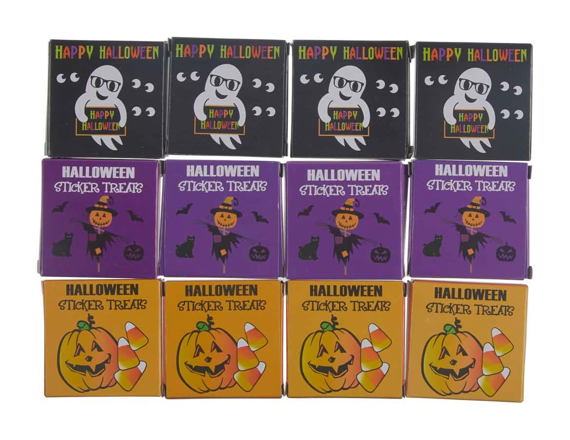 Halloween Mini Sticker Boxes 6 Ct