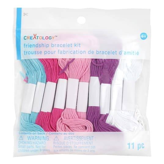 Creatology Unicorn Floss Friendship Bracelet Kit Ages 6+, Assorted (11 ct)