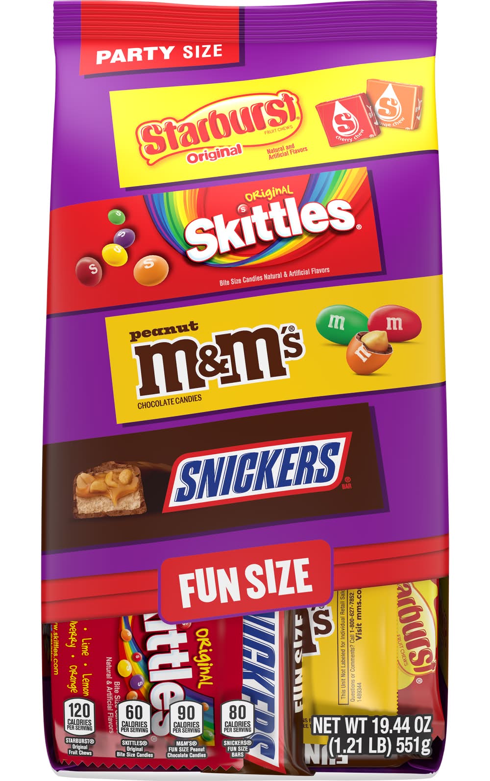 Fun Size Chocolate Variety pack, Assorted (19.44 oz)