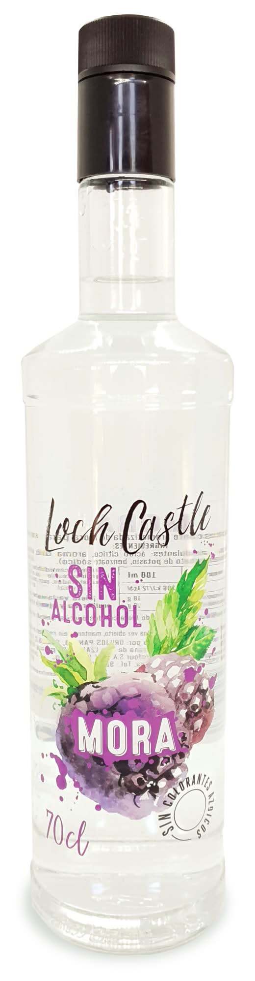 Bebida refrescante aromatizada de mora para diluir · Loch Castle (700 ml)