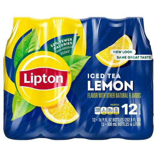 Lipton Iced Tea (12 ct, 16.9 fl oz) (lemon)