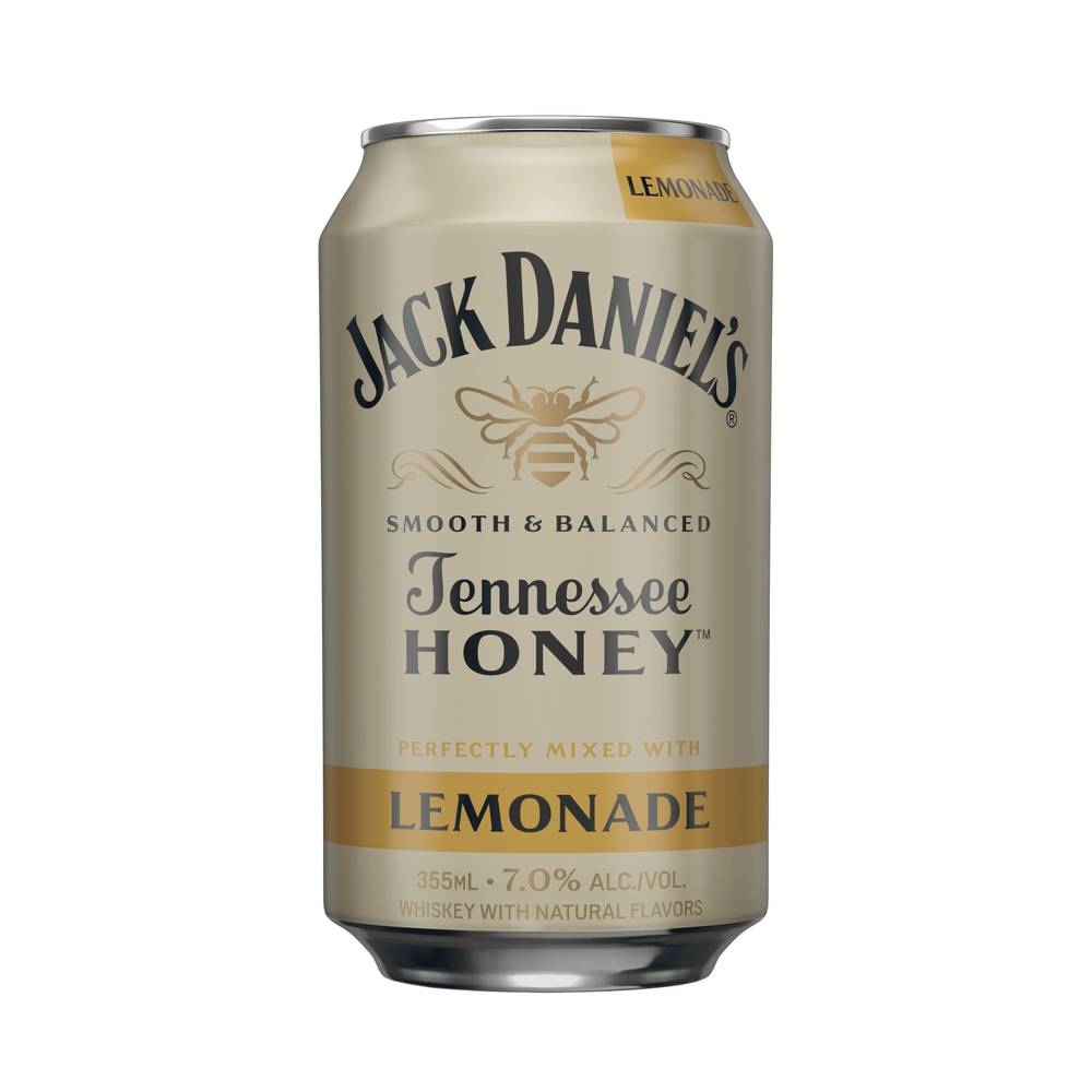 Jack Daniel's Tennesse Honey & Lemonade Whiskey (4 x 12 oz)