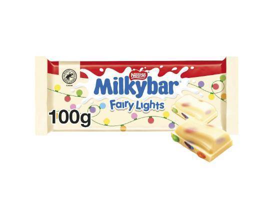 Milkybar Fairy Lights White Chocolate Sharing Bar 100g