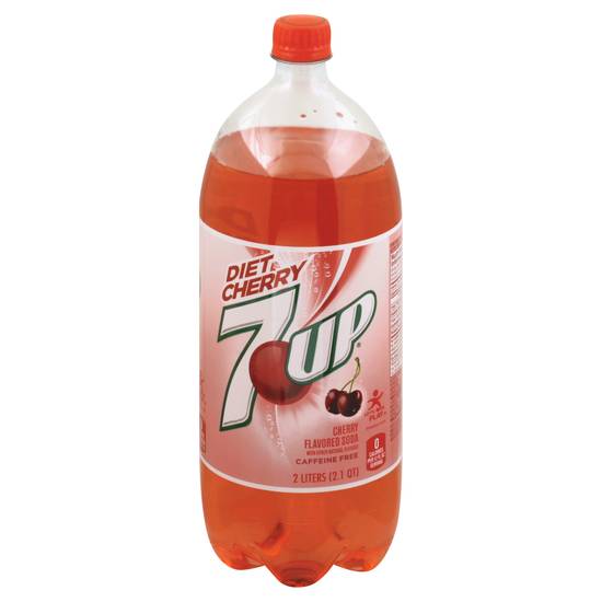 7Up Zero Sugar Cherry Flavoured Soda (2 L)