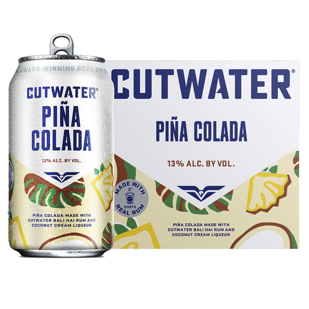 Cutwater Spirits Piña Colada (4 x 12 oz)