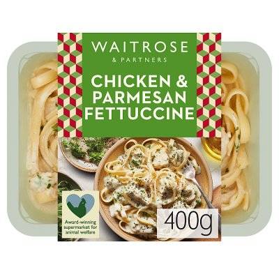 Waitrose & Partners Chicken & Parmesan Fettuccine Pasta