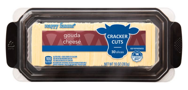 Happy Farms Gouda Cheese, Cracker Cuts (10 oz, 30 ct)