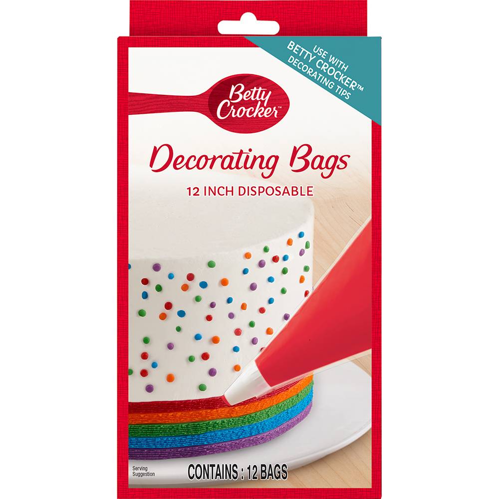 Betty crocker bolsas para decorar (12 un)