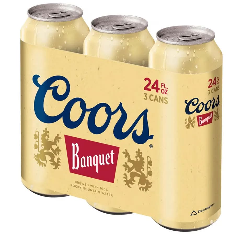 Coors Banquet Beer - 3 Pack