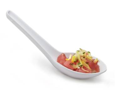 Plastic Soup Spoon, 12Ct, 0.65 oz