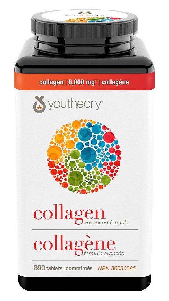 Collagène Formule Avancée Youtheory, 390 Comprimés / Youtheory Collagen Advanced Formula 390 Tablets