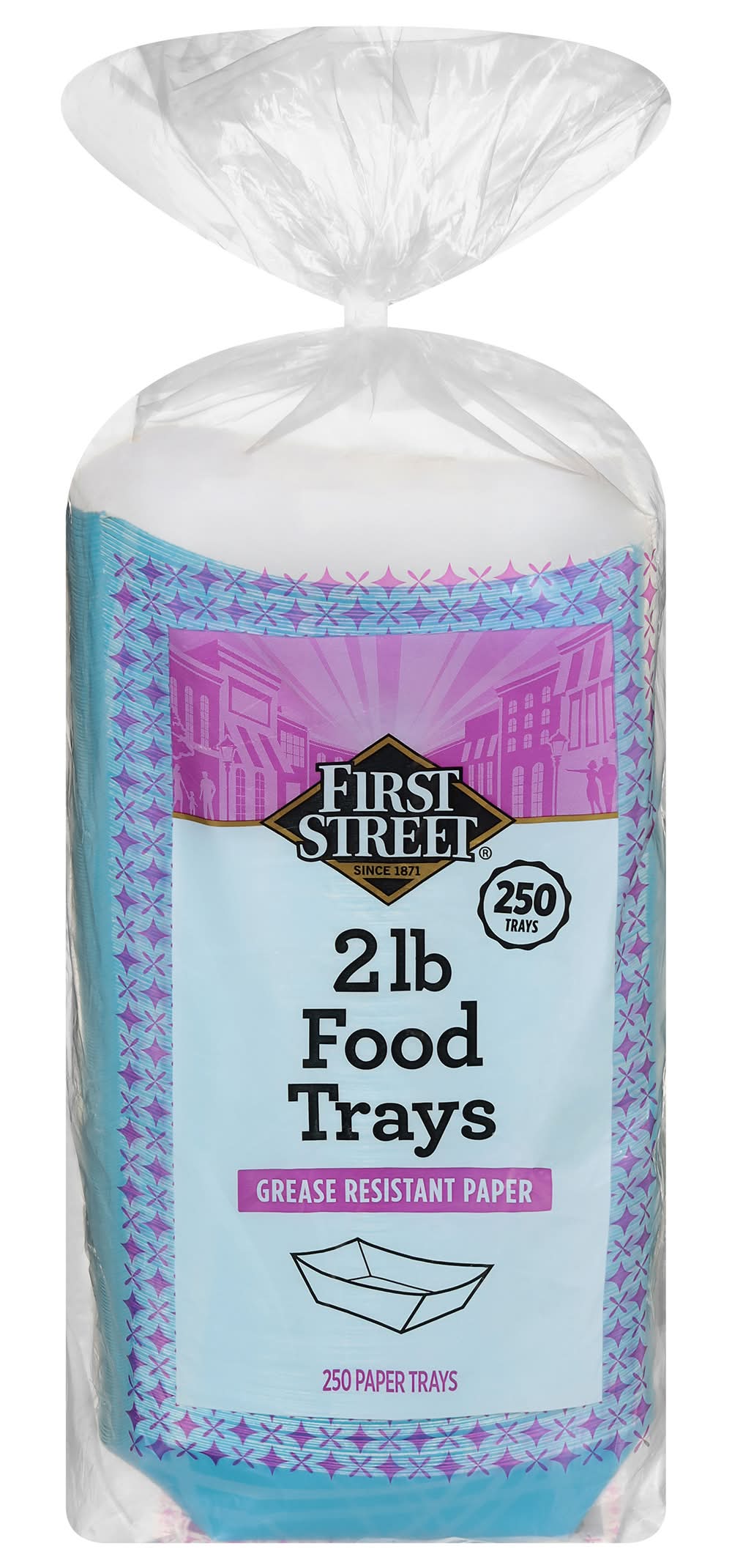 First Street Paper Food Tray (0.12 oz, 250 ct)