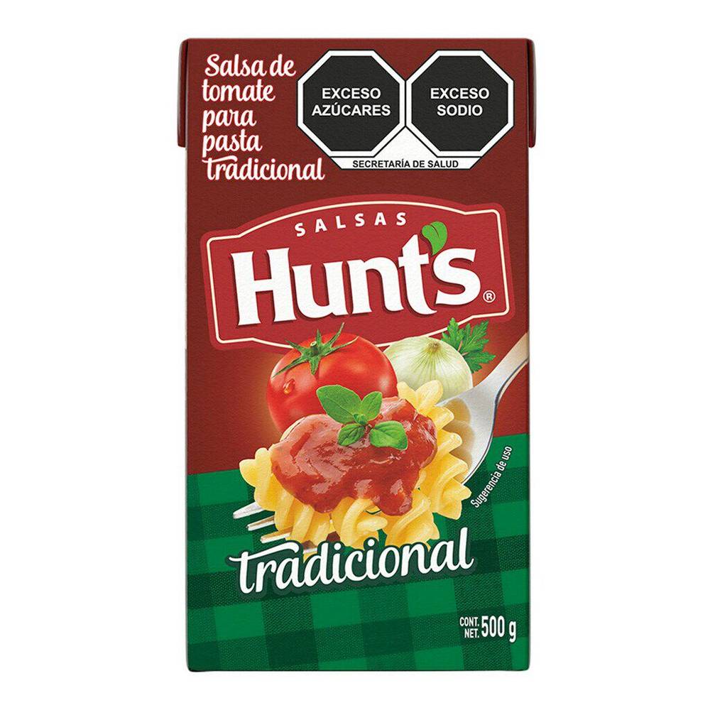 Hunt's salsa de tomate tradicional (cartón 500 g)