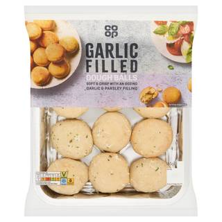 Co-op 12 Garlic Dough Balls 165g