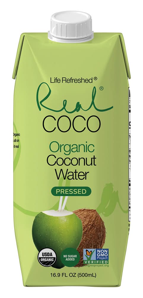 Real Coco Life Refreshed Organic Pressed Coconut Water (16.9 fl oz)