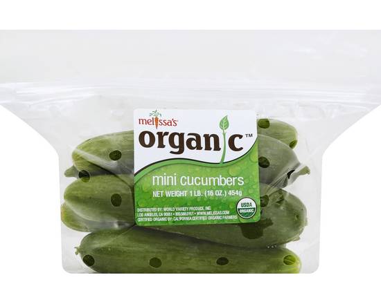 Melissa's · Organic Mini Cucumbers (16 oz)